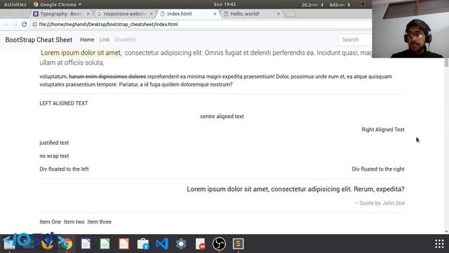 Introduction to Web Development | HTML CSS Bootstrap | IOSD смотреть онлайн