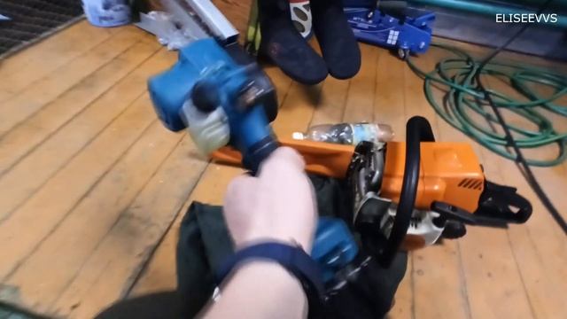 Бесщеточная электрическая пила 1280 Вт LUDYVI смотреть онлайн