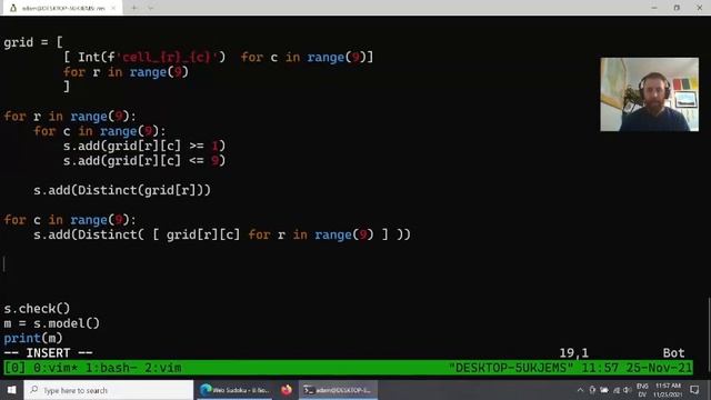 SAT Solving Sudoku Puzzles смотреть онлайн