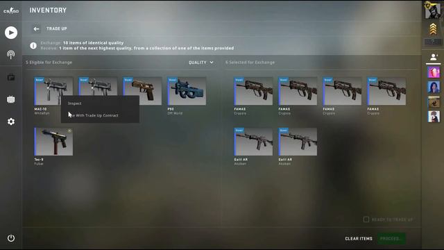 FN AWP Atheris trade up attempt 1 смотреть онлайн