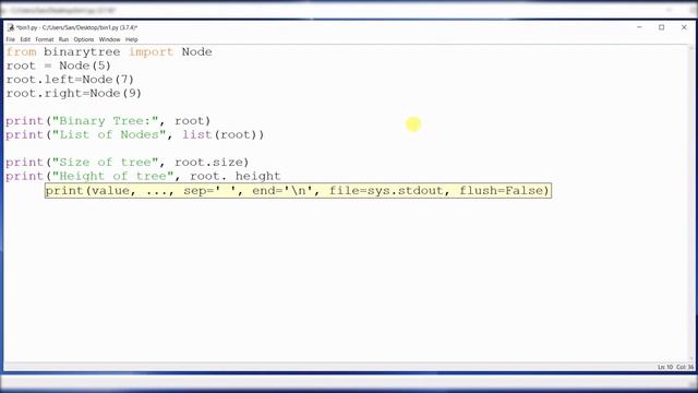 Create Binary tree in python смотреть онлайн