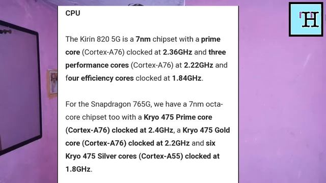 Chip Battle: Kirin 820 5G vs Qualcomm’s Snapdragon 765G full details смотреть онлайн