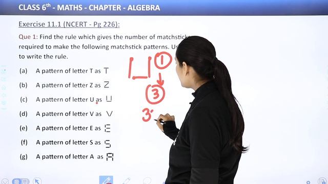 NCERT Exercise 11.1 : Question 1 - Algebra | Class 6 Maths