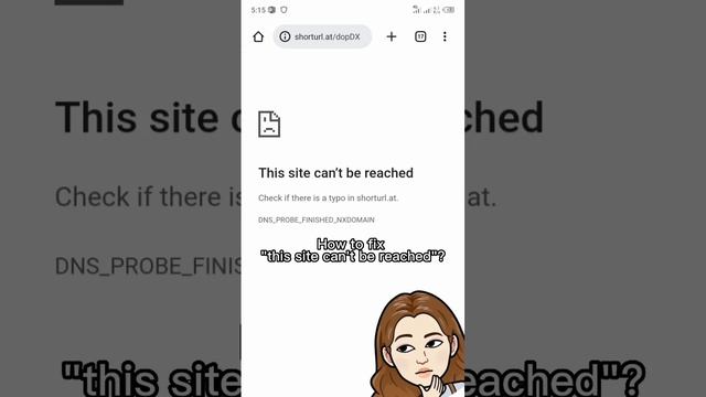 Fix this site can't be reached #short смотреть онлайн