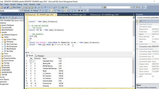 Pagination is sql server in 2008,2012,2014 | Offset Fetch-Next смотреть онлайн