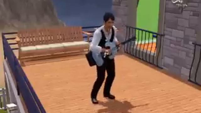 The Sims 3 Guitar Skill #18 - Rails for Miles смотреть онлайн