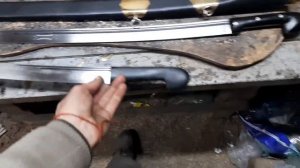 Шашка гурда,  нож - Пластун,  кинжал ККВ, два Кинжала -КАМА