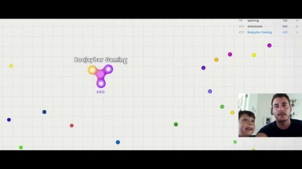 Let's Play Spinz.io Game - NEW agar.io - F2P Fidget Spinner Online Multiplayer Game BooJayBar Gamin