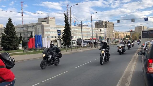 Открытие мото сезона 2019 В Костроме смотреть онлайн