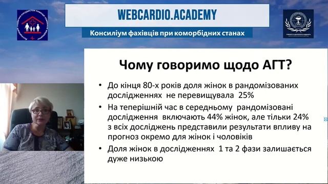 Гендерні особливості в діагностиці та лікуванні артеріальної гіпертензії. Радченко Г.Д. смотреть онлайн