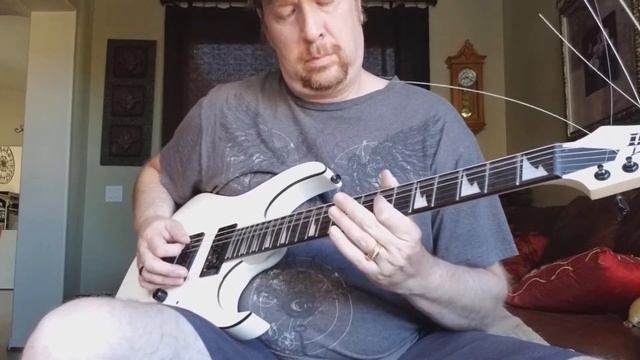 My Ibanez GRGR120EX restrung to Ernie Ball Paradigm .09-.46-gauge in dropped D смотреть онлайн