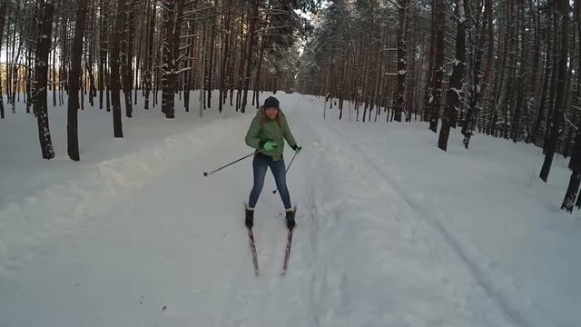 На лыжах. Мария смотреть онлайн