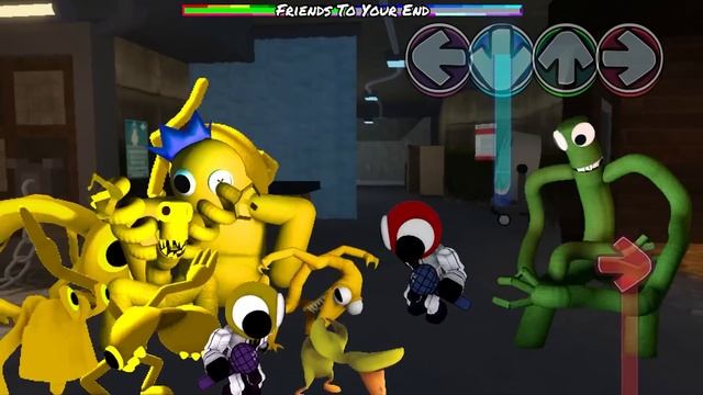 RED & GREEN together Vs All Rainbow Friends All Colors | Friday Night Funkin Mod Roblox смотреть онлайн