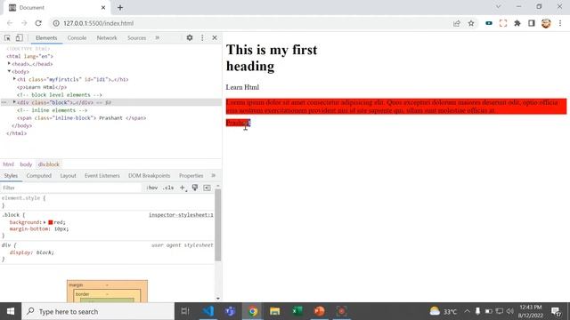 HTML Tutorials | Inline and Block Level Elements | List смотреть онлайн