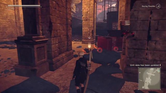 NieR Automata - Rampaging medium biped unit data location смотреть онлайн