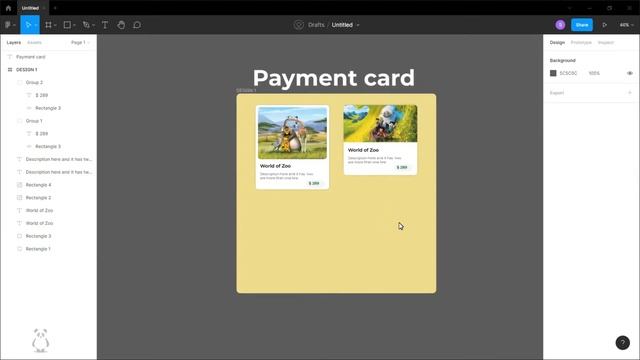 Designing Cards ? UI Design ?Figma смотреть онлайн