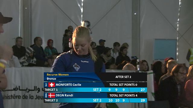 #FanStream: Cecile Monforte v Randi Degn – Recurve Women’s Bronze Final | Marrakesh 2015 смотреть онлайн