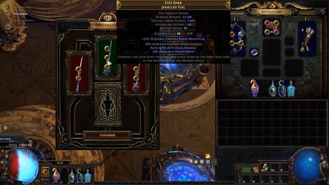 MY MOST INSANE SYNTHESIS MOMENT!! 🔥 10 MIRROR ITEM!! 🔥 (Path of Exile Synthesis League) смотреть онлайн