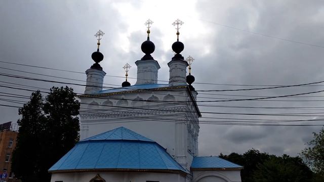 Калуга, 2021. Купола в России перекрашивают в чёрное. смотреть онлайн