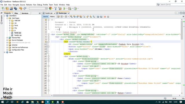 Tutorial CRUD Web Service dengan Bootstrap Menggunakan Netbeans смотреть онлайн