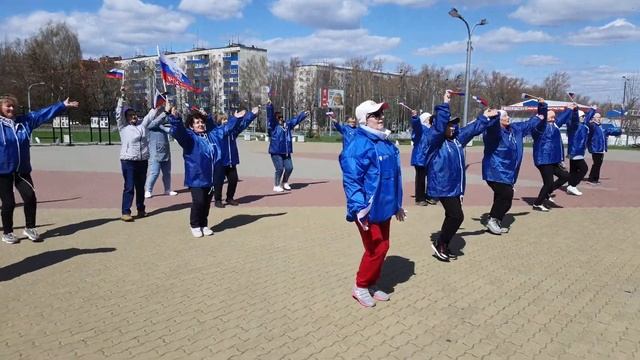 Танцевальный флешмоб "Активного долголетия" смотреть онлайн