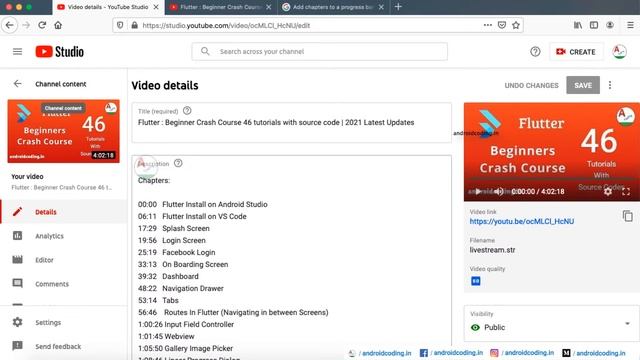 How to add chapters to ur Youtube videos | Add sections using timestamps смотреть онлайн