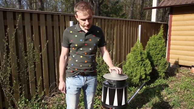 Запуск (включение) ловушки для комаров SkeeterVac смотреть онлайн