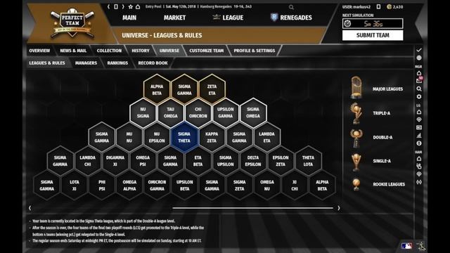 Out of the Park Baseball 19 [PC] Perfect Team Tutorial смотреть онлайн