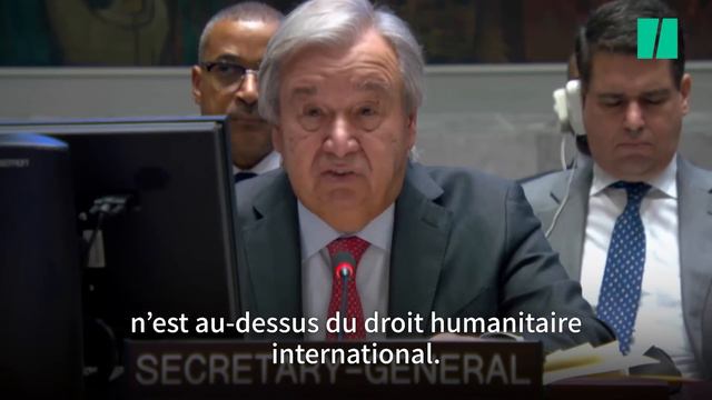 « Dans quel monde vivez-vous ? » Passe d’armes entre Israël et Antonio Guterres à l’ONU смотреть онлайн