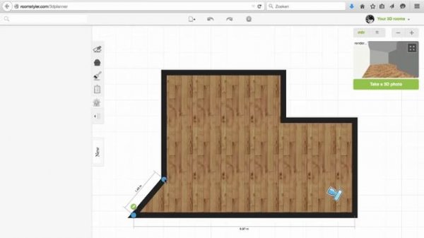 Roomstyler Lesson 1: Draw your room