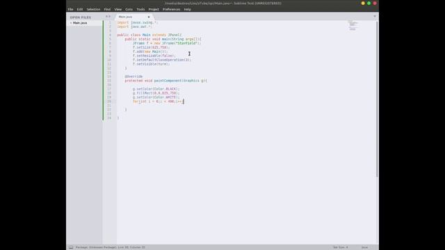 Making Space Invaders Star Field in Java смотреть онлайн