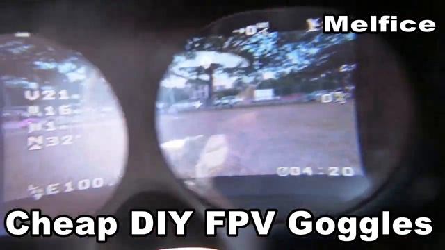 Sharp Vision FPV monitor, Quanum V2 + RC832, Cheap DIY FPV Googles comparison смотреть онлайн