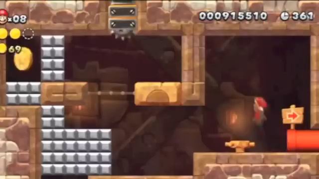 New Super Mario Bros. U - World 2- Tower - Star Coin Guide смотреть онлайн