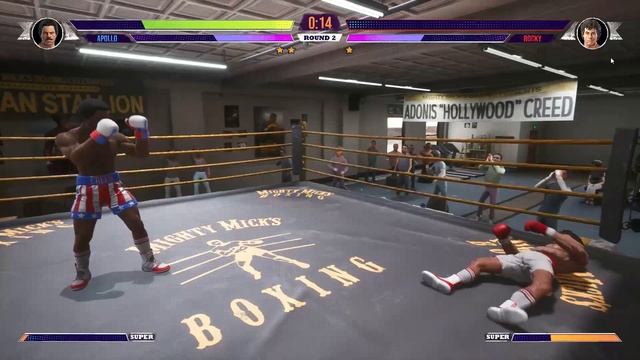 the big rumble creed champions boxing apollo vs rocky смотреть онлайн