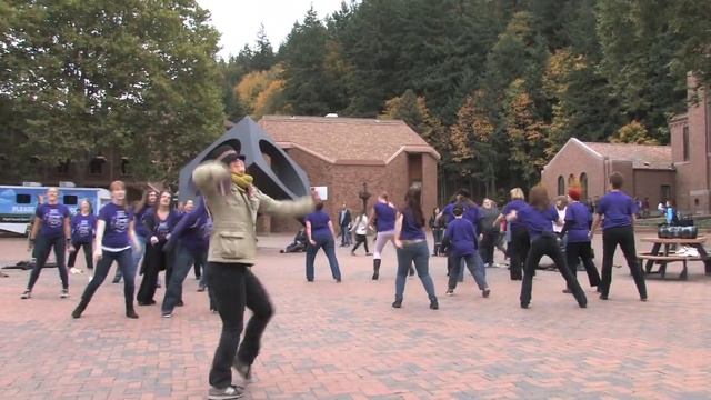 I Will Survive Flash Mob in Red Square, Bellingham, Washington. смотреть онлайн