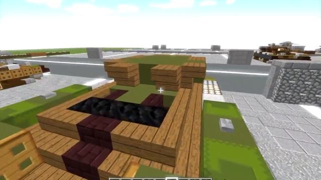 Minecraft WW2 Build Tutorial: T-34-85 (New Design) смотреть онлайн