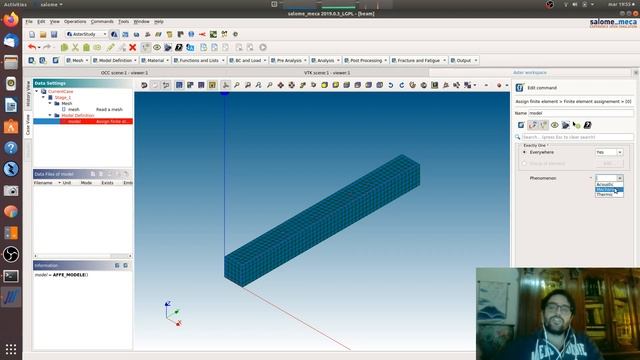 Tutorial for Code_Aster and Salome_Meca - Episode 01 смотреть онлайн