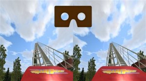 Roller Coaster 14 Американские Горки видео для VR очков 3D SBS VR box