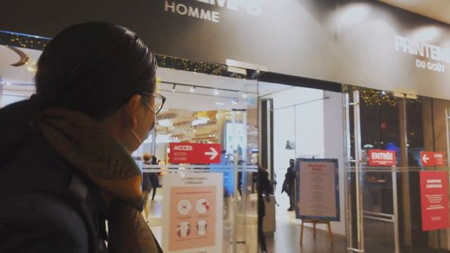 SUB｜海外Vlog｜美しいクリスマスツリーを見に行く｜イルミネーションが綺麗なパリ散歩｜フランス生活｜パリ暮らし｜老舗有名デパート ギャラリーラファイエット Galeries Lafayette смотреть онлайн