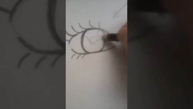 Очень,скучная обучалка про то,как Лана рисует глаз...❤ смотреть онлайн