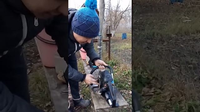 Замена муфты сцепления на бензопиле партнёр 360 с смотреть онлайн