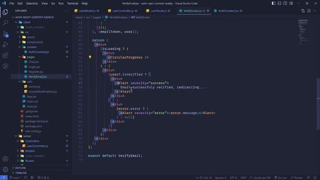 Sending Verification Email Using Nodemailer in React and Node.js Tutorial ? смотреть онлайн