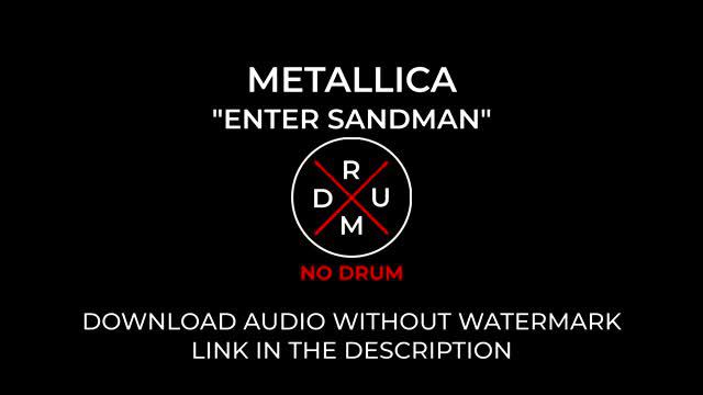 Enter Sandman - Metallica | No Drum | Drumless | Drum Backing Track | Tanpa Drum | Minus Drum смотреть онлайн