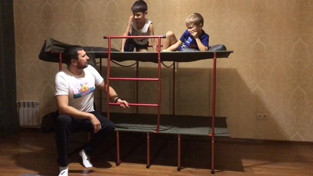 Гигантская раскладушка, видео от заказчика. смотреть онлайн