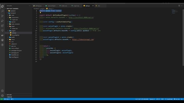 Настраиваем Axios в Nuxt 3 смотреть онлайн