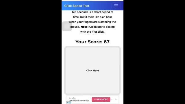 Test your click speed смотреть онлайн