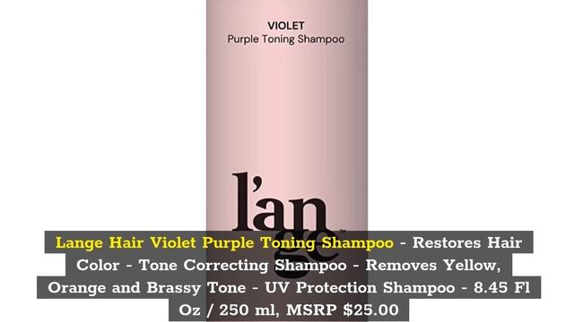 Top 10 Best Purple Shampoo For Brassy Hair смотреть онлайн