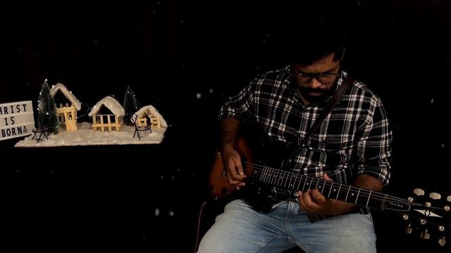 We Wish You a Merry Christmas | Christmas Carol | Backing Track | Guitar Cover | Jeevan Louis | смотреть онлайн