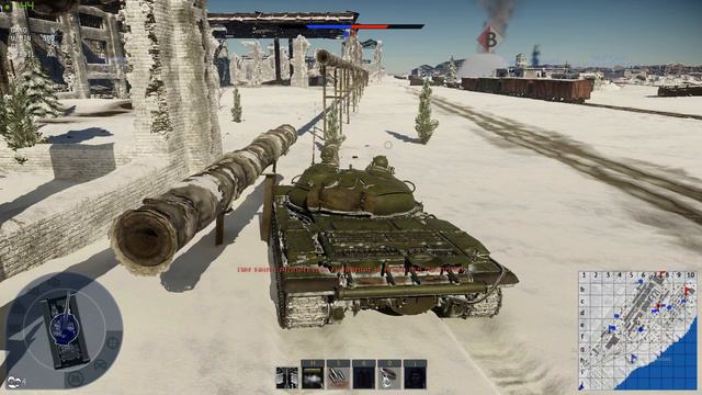 War Thunder - URSS "8.3" / T-62. Defender. смотреть онлайн