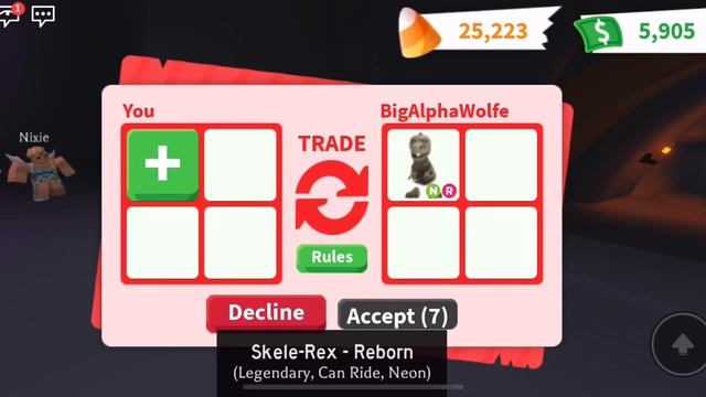New Neon Skele-Rex Adopt Me Roblox Halloween Update 2020 Skele Rex Skeleton T-Rex WE DID IT AT 2 AM смотреть онлайн